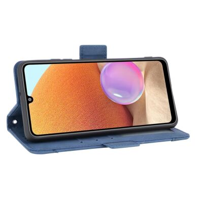 Чехол Deexe Wallet Stand для Samsung Galaxy A32 (А325) - Blue