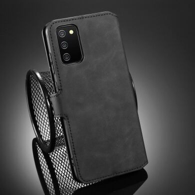 Чехол DG.MING Retro Style для Samsung Galaxy A02s (A025) - Black