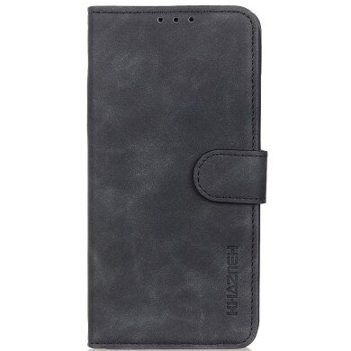 Чехол-книжка KHAZNEH Retro Wallet для Samsung Galaxy S21 Ultra (G998) - Black