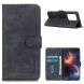 Чехол-книжка KHAZNEH Retro Wallet для Samsung Galaxy S21 Ultra (G998) - Black. Фото 1 из 10
