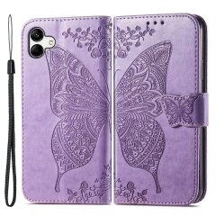 Чехол UniCase Butterfly Pattern для Samsung Galaxy A04 (A045) - Light Purple