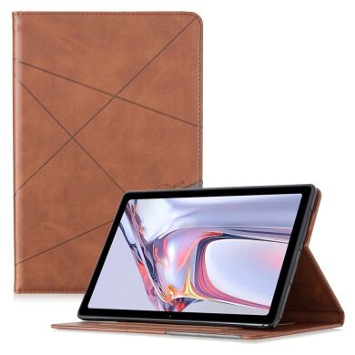 Чехол UniCase Geometric Style для Samsung Galaxy Tab A7 10.4 (2020) - Coffee