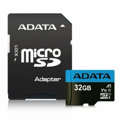 Карта памяти microSDHC ADATA 32GB 10 class UHS-I + адаптер