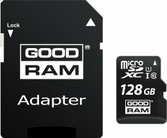Картка пам`яті MicroSDXC GOODRAM 128GB 10 class UHS-I + адаптер