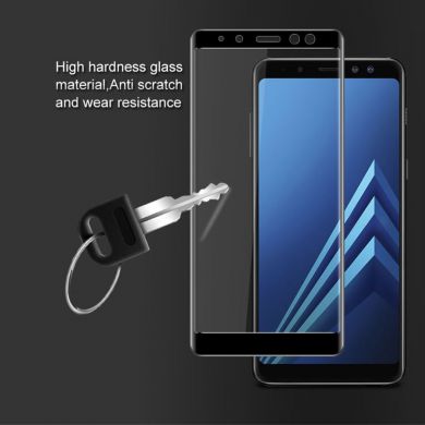 Защитное стекло IMAK 3D Full Protect для Samsung Galaxy A8+ 2018 (A730) - Black