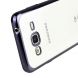 Силиконовый (TPU) чехол Deexe Glossy Border для Samsung Galaxy J3 2016 (J320) - Silver. Фото 6 из 7
