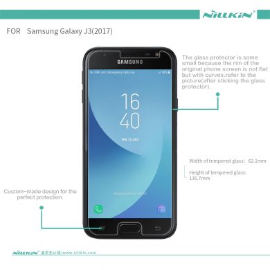 Защитное стекло NILLKIN Amazing H для Samsung Galaxy J3 2017 (J330)