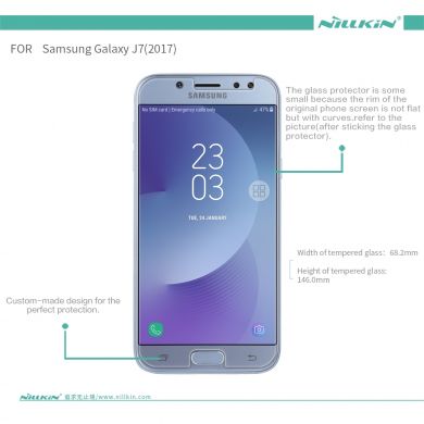 Защитное стекло NILLKIN Amazing H для Samsung Galaxy J7 2017 (J730)