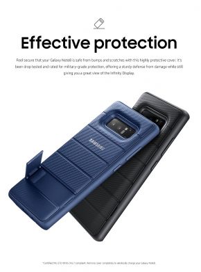 Protective Standing Cover Захисний чохол для Galaxy Note 8 (N950) EF-RN950CNEGRU - Blue