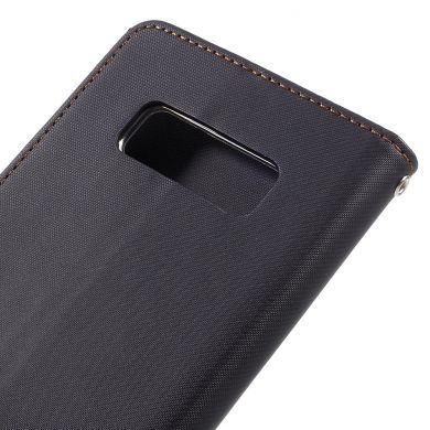 Чехол-книжка ROAR KOREA Cloth Texture для Samsung Galaxy Note 8 (N950) - Black