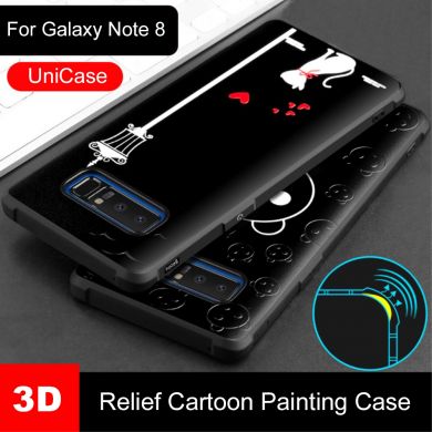 Защитный чехол UniCase Black Style для Samsung Galaxy Note 8 (N950) - Whale Pattern