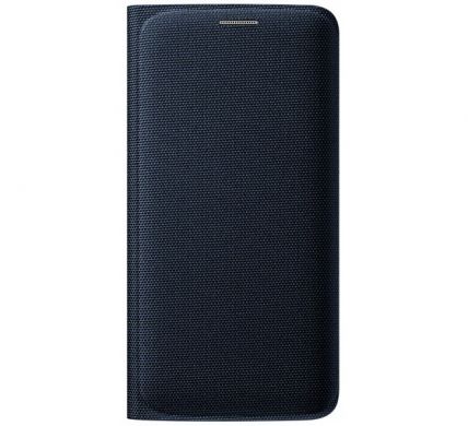 Чехол Flip Wallet Textil для Samsung S6 EDGE (G925) EF-WG925BBEGRU - Black