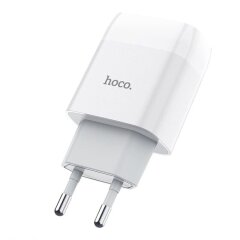 Мережевий зарядний пристрій Hoco C73A (2USB, 2.4A) - White