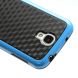 Силиконовая накладка Deexe Cube Pattern для Samsung Galaxy S4 (i9500) - Blue. Фото 6 из 8