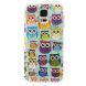 Силиконовая накладка Deexe Owl Series для Samsung Galaxy S5 (G900) - Owl Pattern. Фото 1 из 6