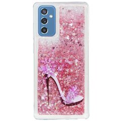 Силіконовий (TPU) чохол Deexe Fashion Glitter для Samsung Galaxy M52 (M526) - High Heel
