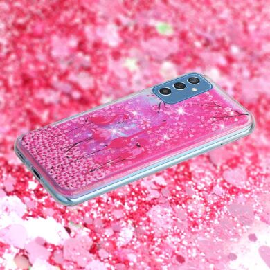 Силиконовый (TPU) чехол Deexe Fashion Glitter для Samsung Galaxy M52 (M526) - Princess