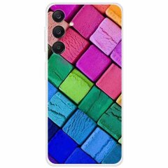 Силиконовый (TPU) чехол Deexe Life Style для Samsung Galaxy A25 (A256) - Colorful Block