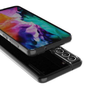 Силиконовый (TPU) чехол Deexe UltraThin для Samsung Galaxy S21 FE (G990) - Transparent