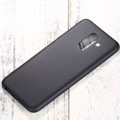 Силиконовый (TPU) чехол X-LEVEL Matte для Samsung Galaxy A6+ 2018 (A605) - Black