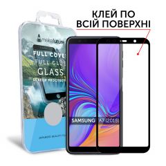 Защитное стекло MakeFuture FullGlue Cover для Samsung Galaxy A7 2018 (A750) - Black