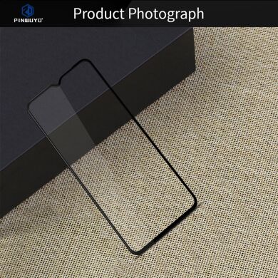 Защитное стекло PINWUYO Full Glue Cover для Samsung Galaxy A03s (A037) - Black