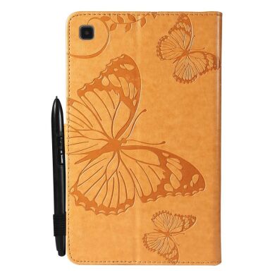 Защитный чехол Deexe Butterfly для Samsung Galaxy Tab A7 Lite (T220/T225) - Brown