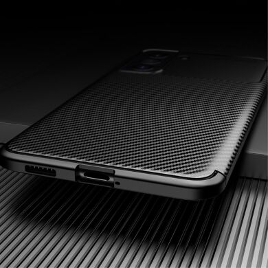 Защитный чехол Deexe Fusion для Samsung Galaxy S21 FE (G990) - Blue
