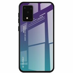 Защитный чехол Deexe Gradient Color для Samsung Galaxy S20 Plus (G985) - Purple / Blue