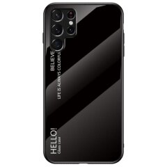 Захисний чохол Deexe Gradient Color для Samsung Galaxy S22 Ultra - Black