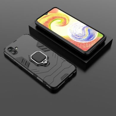 Защитный чехол Deexe Hybrid Case для Samsung Galaxy A04 (A045) - Black