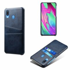 Защитный чехол Deexe Pocket Case для Samsung Galaxy A40 (А405) - Dark Blue