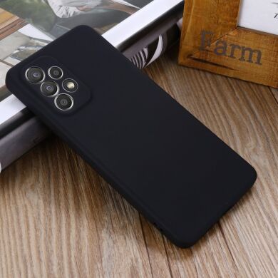Защитный чехол Deexe Silicone Case для Samsung Galaxy A53 (A536) - Black
