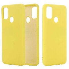 Защитный чехол Deexe Silicone Case для Samsung Galaxy M30s (M307) / Galaxy M21 (M215) - Yellow