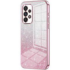 Защитный чехол Deexe Sparkles Cover для Samsung Galaxy A53 (A536) - Pink