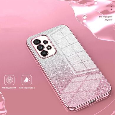 Защитный чехол Deexe Sparkles Cover для Samsung Galaxy A53 (A536) - Gold