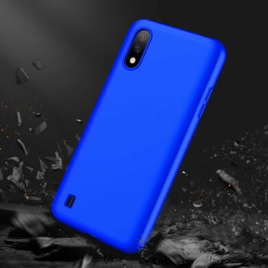 Защитный чехол GKK Double Dip Case для Samsung Galaxy A01 (A015) - Blue