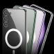 Захисний чохол GKK Space Frame MagSafe для Samsung Galaxy S23 Plus (S916) - Purple