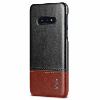 Защитный чехол IMAK Leather Series для Samsung Galaxy S10e (G970) - Black / Brown