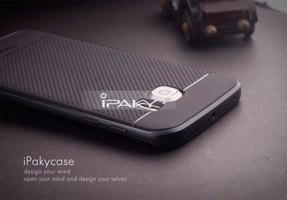 Защитный чехол IPAKY Hybrid для Samsung Galaxy S6 edge (G925) - Gray