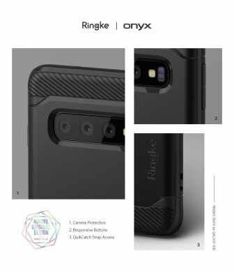 Захисний чохол RINGKE Onyx для Samsung Galaxy S10 (G973) - Black