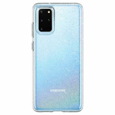 Защитный чехол Spigen (SGP) Liquid Crystal Glitter для Samsung Galaxy S20 Plus (G985) - Crystal Quartz