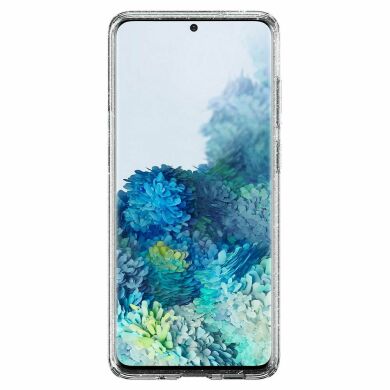 Захисний чохол Spigen (SGP) Liquid Crystal Glitter для Samsung Galaxy S20 Plus (G985) - Crystal Quartz