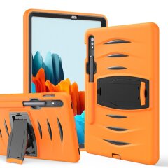 Захисний чохол UniCase Bravo Series для Samsung Galaxy Tab S7 (T870/875) / S8 (T700/706) - Orange