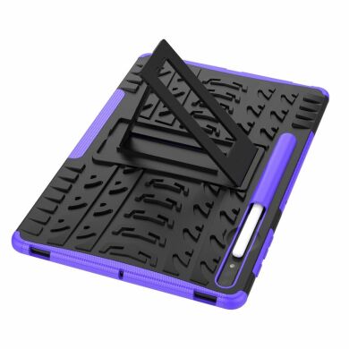 Защитный чехол UniCase Combo для Samsung Galaxy Tab S7 FE / S7 Plus / S8 Plus (T730/736/800/806/970/975) - Purple