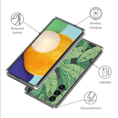 Силиконовый (TPU) чехол Deexe Pretty Glossy для Samsung Galaxy A15 (A155) - Magnolias