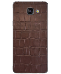 Кожаная наклейка Glueskin Brown Croco для Samsung Galaxy A5 (2016)