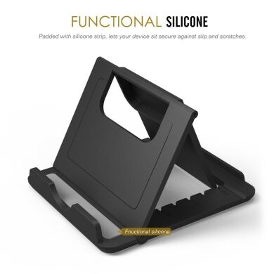 Универсальная подставка Deexe FoldStand для смартфонов и планшетов - Black