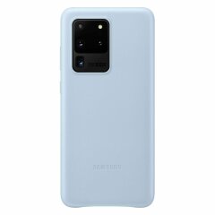 Чехол Leather Cover для Samsung Galaxy S20 Ultra (G988) EF-VG988LLEGRU - Sky Blue