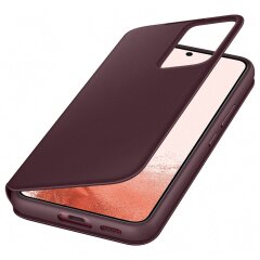 Чохол-книжка Smart Clear View Cover для Samsung Galaxy S22 (S901) EF-ZS901CEEGRU - Burgundy